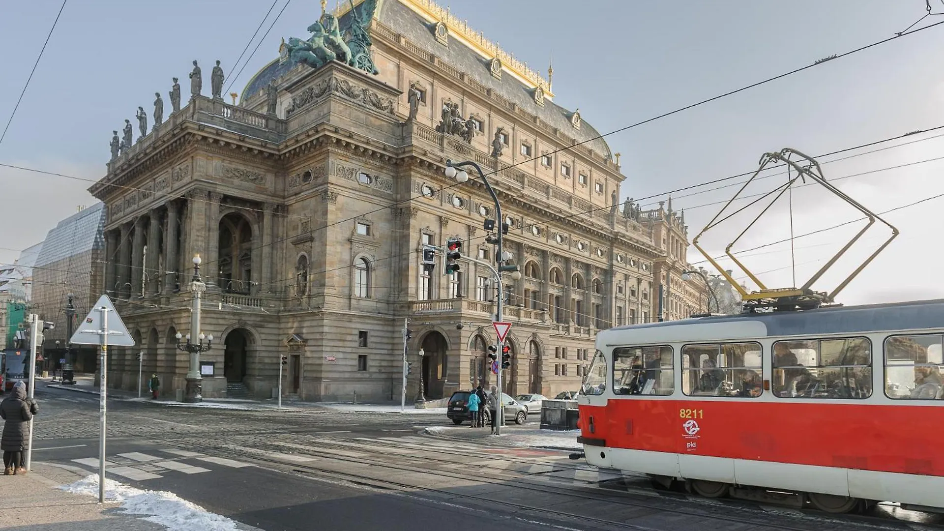 3-Room Apartment With Beautiful View Prag Tjekkiet